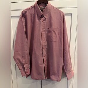 Silver moon vintage men’s shirts Sz. 44 pin striped red white NWOT